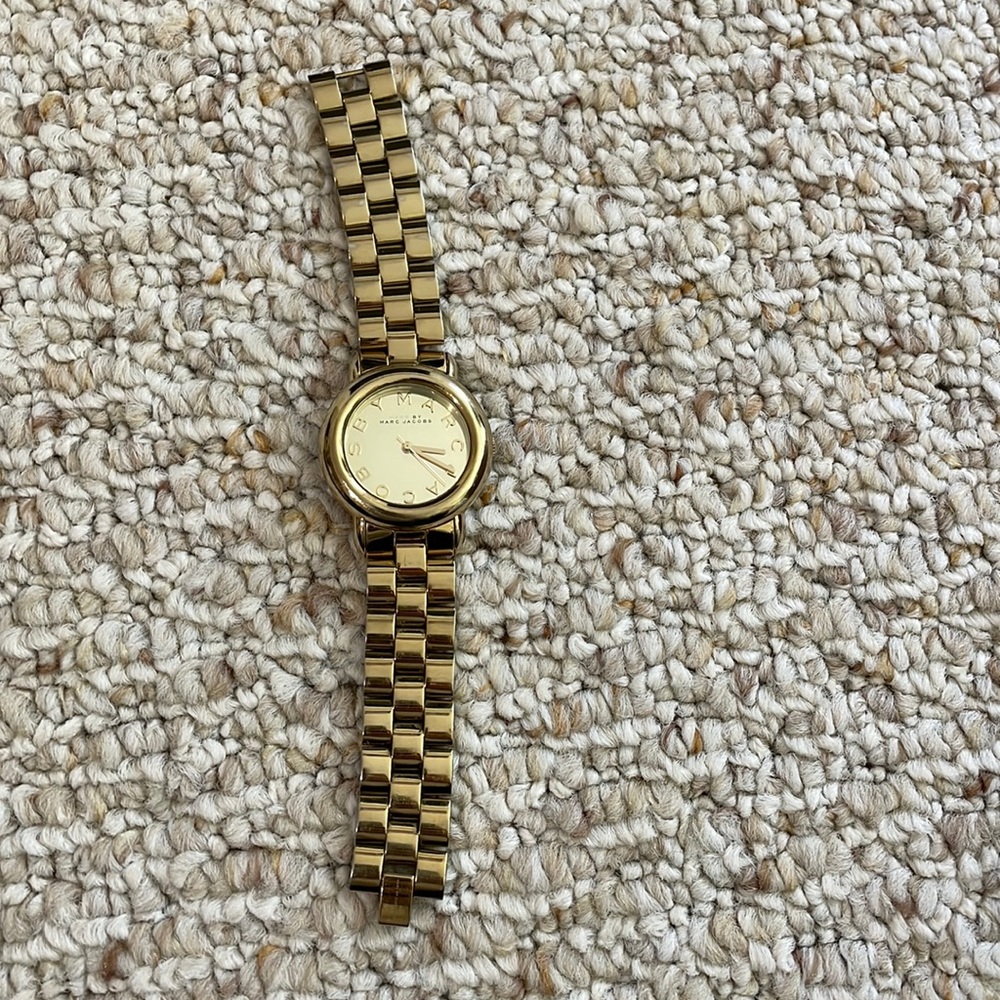 Marc by Marc Jacobs gold watch